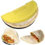 Tortilla Sealer, 10-12” Flour Tortillas | Make Sealed Tacos, Quesadillas, Burritos & More | Tortilla Press|BPA-Free, Dishwasher Safe, Tortilla Crimper-1Pack