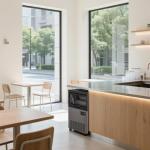 CMICE Commercial Ice Maker Machine, 110lbs/24H Stainless Steel Under Counter ice Machine with 30lbs Ice Storage Capacity, 6 Levels of Ice Thickness Adjustment, Ice Ready in 5-15 min