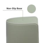 Bifeaw Cutting Board, Silicone Flexible Mats with Non-Slip Plastic Backplane, for Meat & Vegetables, 2 Pcs (Green and Blue)