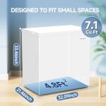 BANGSON 7.1 Cu.Ft Chest Freezer, Deep Freezer with Adjustable Thermostat, Top Open Door Freezer with Removable Basket, Quiet Operation, Ideal for Kitchen/Apartment/Office