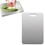 Double-Sided Stainless Steel Kitchen Cutting Board