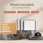 SMIRLY 3-Piece Non-Slip Plastic Cutting Board Set