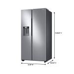 SAMSUNG RS22T5201SR 22 Cu.Ft. Stainless Side-by-Side Refrigerator