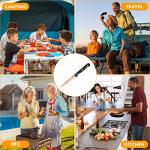 KITWARE Rose Gold Steak Knife Set, 6-Piece, 4.5 Inch Serrated, Stainless Steel Tableware Cutlery for Vegetables, Meat, Bread and Butter