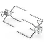 Onlyfire 6102 Stainless Steel Grill Rotisserie Forks(1-Pair)-Fits for Weber 3/8" and 5/16" Square Spit Rods