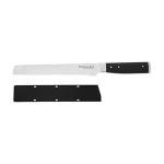 KitchenAid Gourmet Forged Triple Rivet Bread Knife with Custom-Fit Blade Cover, 5-inch, Sharp Kitchen Knife, High-Carbon Japanese Stainless Steel Blade, Black