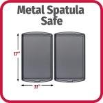 GoodCook Everday Nonstick Carbon Steel 17 x 11-Inch Baking Sheet Set, 2 Pack – Medium Sized Carbon Steel Cooking Pans, Bakeware Set, Cookie Sheets for Baking, Oven Pan Set