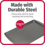 GoodCook Everday Nonstick Carbon Steel 17 x 11-Inch Baking Sheet Set, 2 Pack – Medium Sized Carbon Steel Cooking Pans, Bakeware Set, Cookie Sheets for Baking, Oven Pan Set