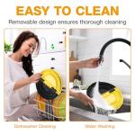 TOPCAPAK 3-in-1 Tortilla Sealer - 6, 8, 10 inch Adjustable Tortilla Crimper | Versatile Quesadilla Crimper for Quick Sealing Tacos, Burritos, Empanadas, Roti, and More | Dishwasher Safe