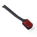 Kingsford Grill Cleaning Brush and Scraper with Nylon Bristles, Bottle Opener, and Rubber Handle - Heavy Duty BBQ Grill Scrubber for Outdoor Grill Cleaner, Barbecue Brush, 17 Inch