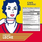Café Bustelo Sweet & Creamy Café con Leche Coffee, 10 Keurig K-Cup Pods