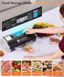 95KPa Vacuum Sealer, Commercial Fully Automatic Food Sealer - 10-in-1 System with Auto Pop-Up Cover