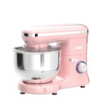 VIVOHOME Stand Mixer, 660W 10 Speed 6 Quart Tilt-Head Kitchen Electric Food Mixer with Beater, Dough Hook, Wire Whip and Egg Separator, Pink