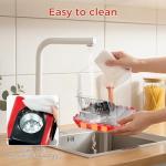 OSTBA 1200W Air Popper Popcorn Maker, 12 Cups Hot Air Popcorn Popper Electric with Retro Design, Oil-Free Popcorn Machine with Butter Tray, One-Button Control, Home & Party Use