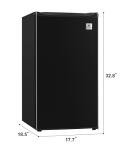 RCA 3.2 cu. ft. Mini Refrigerator with Freezer