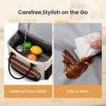 LOVEVOOK Insulated Lunch Bag Women,Wide Opening Adult Lunch Box Women,Large Leakproof Cooler Bag for Work Picnic Beach Family College,Lunch Teacher Tote Bag with Adjustable Shoulder Strap Cup Holder