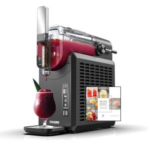Slushie Machine, Margarita Machine with 5 Presets + Custom Option, Auto-Clean Slushy Machine for Home, No Ice Needed, 12 Hours Freshness, Frozen Drink Maker for Spiked Slushies Frappés and More (68oz)