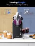 Slushie Machine, Margarita Machine with 5 Presets + Custom Option, Auto-Clean Slushy Machine for Home, No Ice Needed, 12 Hours Freshness, Frozen Drink Maker for Spiked Slushies Frappés and More (68oz)
