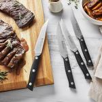 HENCKELS Dynamic Razor-Sharp Steak Knife Set of 4, German Engineered Informed by 100+ Years of Mastery, Stainless Steel