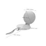 IMIKEYA 6 Inch Tortilla Press - Non-Stick Tortilla Maker for Flour Tortillas Pizza Dough and Quesadillas Cast Iron Tortilla Press for Easy Homemade Tortillas