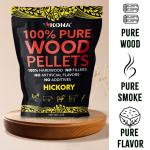(8 Pack) 1 lb Smoker Pellets Variety Pack, Wood Smoking Pellets, BBQ Pellets for Smoker, Wood Pellets, Smoking Pellets for Smoker, Pellet Grill Pellets, Hardwood Pellets - Intended for Ninja Woodfire
