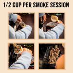 (8 Pack) 1 lb Smoker Pellets Variety Pack, Wood Smoking Pellets, BBQ Pellets for Smoker, Wood Pellets, Smoking Pellets for Smoker, Pellet Grill Pellets, Hardwood Pellets - Intended for Ninja Woodfire