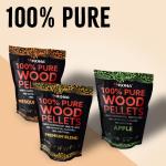 (8 Pack) 1 lb Smoker Pellets Variety Pack, Wood Smoking Pellets, BBQ Pellets for Smoker, Wood Pellets, Smoking Pellets for Smoker, Pellet Grill Pellets, Hardwood Pellets - Intended for Ninja Woodfire