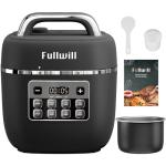 Fullwill Electric Pressure Cooker Lite, Slow Cooker, Rice, Sauté, Warmer, Olla de Presion Nonstick Pot 3 Quarts