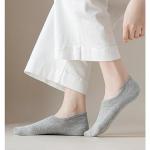 MAGIARTE Cotton No Show Socks Low Cut Athletic Running Cycling Sports Liner Socks Non Slip Design Invisable Socks for Women and Men 6-PACK (Color#08L Beige/White/Grey)