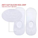 MAGIARTE Cotton No Show Socks Low Cut Athletic Running Cycling Sports Liner Socks Non Slip Design Invisable Socks for Women and Men 6-PACK (Color#08L Beige/White/Grey)