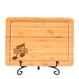 Personalized Bamboo Cutting Board with Music Note and Name Design,Unique Kitchen Gift for Musicians and Cooks,Custom Kitchen Gift for Birthdays or Housewarmings
