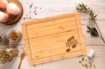 Personalized Bamboo Cutting Board with Music Note and Name Design,Unique Kitchen Gift for Musicians and Cooks,Custom Kitchen Gift for Birthdays or Housewarmings