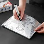 Reusable Aluminum Foil Freshness Seal Bags – Your Kitchen's New Best Friend, Stand up Freezer Bags with Zipper Lock Label, Freezer Safe & Leak Proof Stand up Storage Bag(20PCS,L)