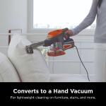 Shark Rocket Ultra-Light Corded Bagless Vacuum for Carpet and Hard Floor Cleaning with Swivel Steering (HV301), Gray/Orange