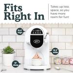 BLIZZEE Soft Serve Ice Cream Machine 1.25Qt | No Pre-Freezing Automatic Ice Cream Maker | Built-In Compressor | LED Digital Display | Perfect for Soft Serve, Frozen Yogurt, Dairy Free Options and More