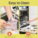 Nexsujo Rotary Cheese Grater Hand Crank, 3 Blades Slicer Shredder, Cheese Grater for Kitchen, Multi-Functional Kitchen Tool for Vegetables, Nuts, Chocolate, with Strong Suction Base, Black