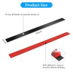 Mineye 304 Brushed Stainless Steel Sheet Gap Filler, Self-Adhesive Metal Gap Filler Trim Strip for Wall Oven/Microwave Combo/Range/Cooktop, 30" Long, 2.0'' Wide, 20Ga Thickness ﻿