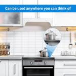 Mineye 304 Brushed Stainless Steel Sheet Gap Filler, Self-Adhesive Metal Gap Filler Trim Strip for Wall Oven/Microwave Combo/Range/Cooktop, 30" Long, 2.0'' Wide, 20Ga Thickness ﻿