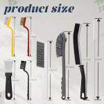 15pcs Crevice Cleaning Brush, Hard Bristle Crevice Cleaner Brush, Grout Brush Household Multifunctional Gap Cleaning Brush Tools for Kitchen Bathroom Sink and Corner