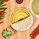 4-in-1 Upgraded Tortilla Sealer and Quesadilla Maker | with 4"+6"+8"+10" Fully Removable Presses for Burritos, Tacos, Dumplings & Calzone | Dishwasher Safe Crimper for Easy Storage