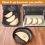 4-in-1 Upgraded Tortilla Sealer and Quesadilla Maker | with 4"+6"+8"+10" Fully Removable Presses for Burritos, Tacos, Dumplings & Calzone | Dishwasher Safe Crimper for Easy Storage