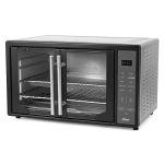 Oster Air Fryer Oven, 10-in-1 Countertop Toaster Oven Stainless Steel French Doors