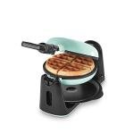 DASH Flip Belgian Waffle Maker – 1” Thick Waffle Mold, Nonstick Waffle Iron with Quick Heat-Up, Surface - Rotating Belgian Waffle Maker for Kids and Families, Just Add Batter (Aqua)
