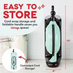 DASH Flip Belgian Waffle Maker – 1” Thick Waffle Mold, Nonstick Waffle Iron with Quick Heat-Up, Surface - Rotating Belgian Waffle Maker for Kids and Families, Just Add Batter (Aqua)