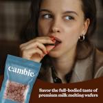 Merckens Milk Melting Chocolate - 5 Pounds of Premium Quality Milk Candy Melts to make Dubai Chocolate Bar, Cake Pops, Cocoa Bombs, & Homemade Desserts