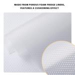 Aiosscd 7PCS Shelf Mats Refrigerator Liners Washable Refrigerator Pads Fridge Mats Drawer Placemats Home Kitchen Gadgets Accessories Organization for Top Freezer(White)