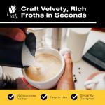 Bean Envy Handheld Milk Frother for Coffee
