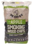 Mr. Bar-B-Q Apple Wood Smoker Chips, Wood Chips for Smokers, Alternative for Charcoal Briquettes Can be Use on Gas, Charcoal Grills, 100% Natural Apple Flavor for Grilling BBQ, Camping (1.8 Lb Bag)