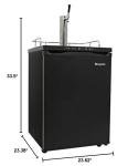 EdgeStar KC3000 Full Size Kegerator with Digital Display - Black