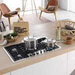 10 Pack Stove Burner Covers Double Thickness Reusable Non-Stick Heat-Resistant Gas Range Protectors for Kitchen and Easy to Clean（Black）FLSEPAMB